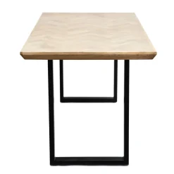 Best Stol Mangata Lite Drewno Mango + Metal 160X80X76 Cm Stoły