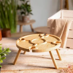 Outlet Stolik Bambou Bambusowy 27,5X2Cm Stoliki Kawowe