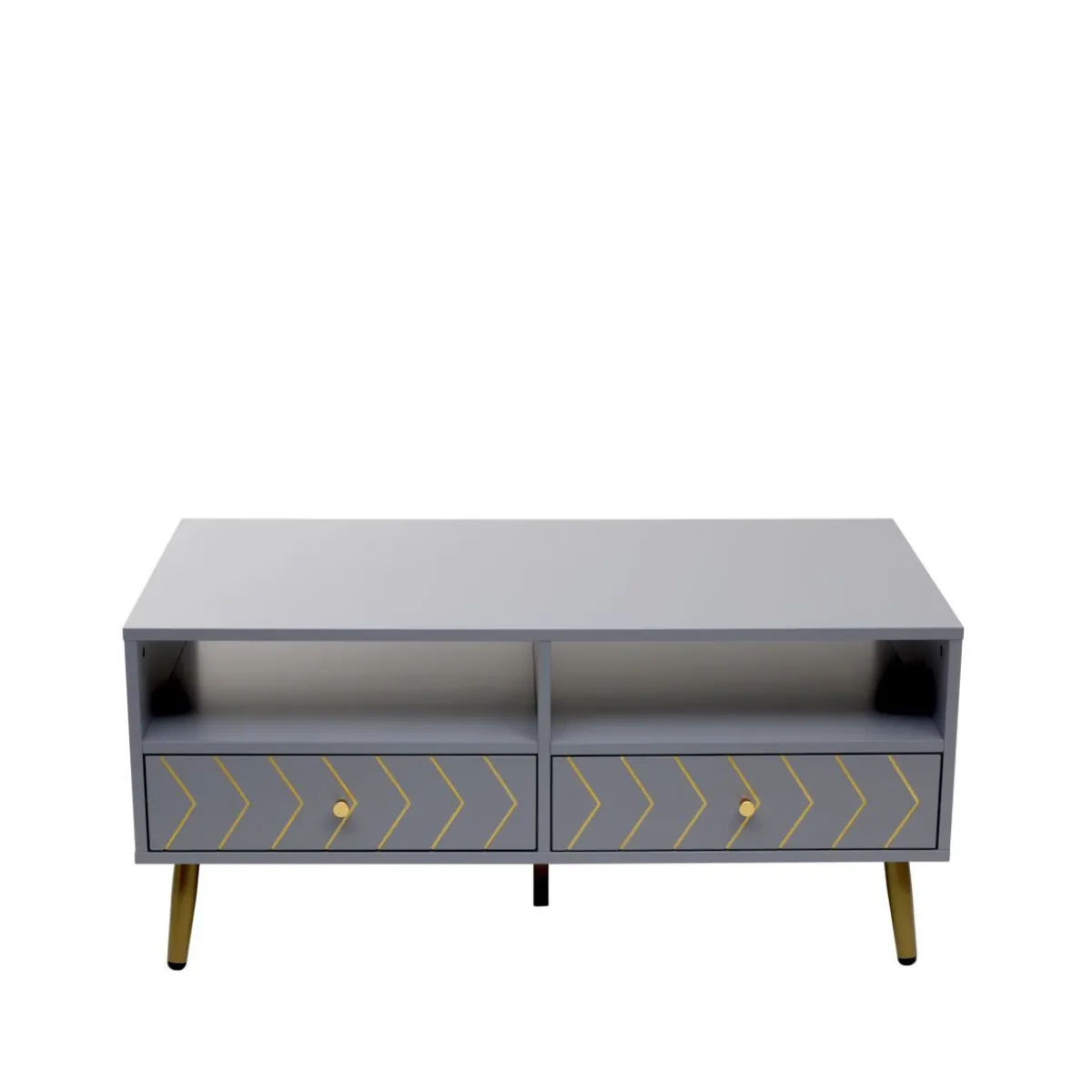 Sale Stolik Kawowy Bodo Grafitowy Z Metalowymi Nogami 100X50X45 Cm Stoliki Kawowe