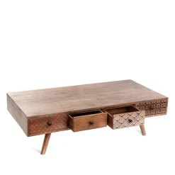 Shop Stolik Kawowy Tayo Lite Drewno Mango 117X65X35 Cm Stoliki Kawowe