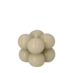 Shop Swieca Bubble Bezowa 6X6X6 Cm Świece Ogródowe