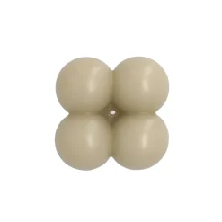 Shop Swieca Bubble Bezowa 6X6X6 Cm Świece Ogródowe