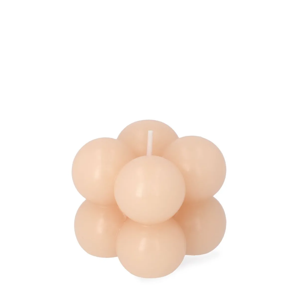 Outlet Swieca Bubble Jasnorozowa 6X6X6 Cm Świece Ogródowe