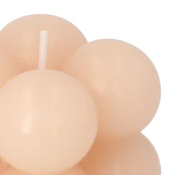 Outlet Swieca Bubble Jasnorozowa 6X6X6 Cm Świece Ogródowe