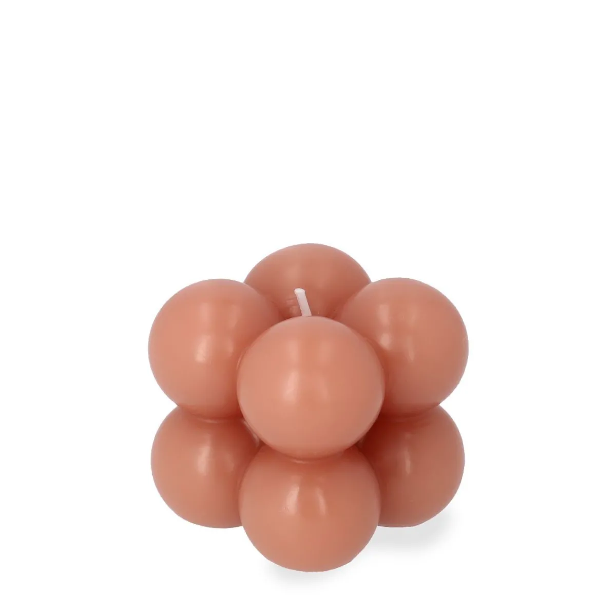 Sale Swieca Bubble Rozowa 6X6X6 Cm Świece Ogródowe