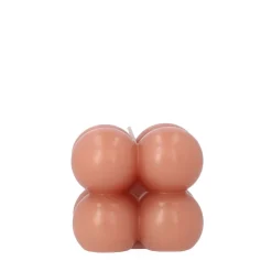 Sale Swieca Bubble Rozowa 6X6X6 Cm Świece Ogródowe
