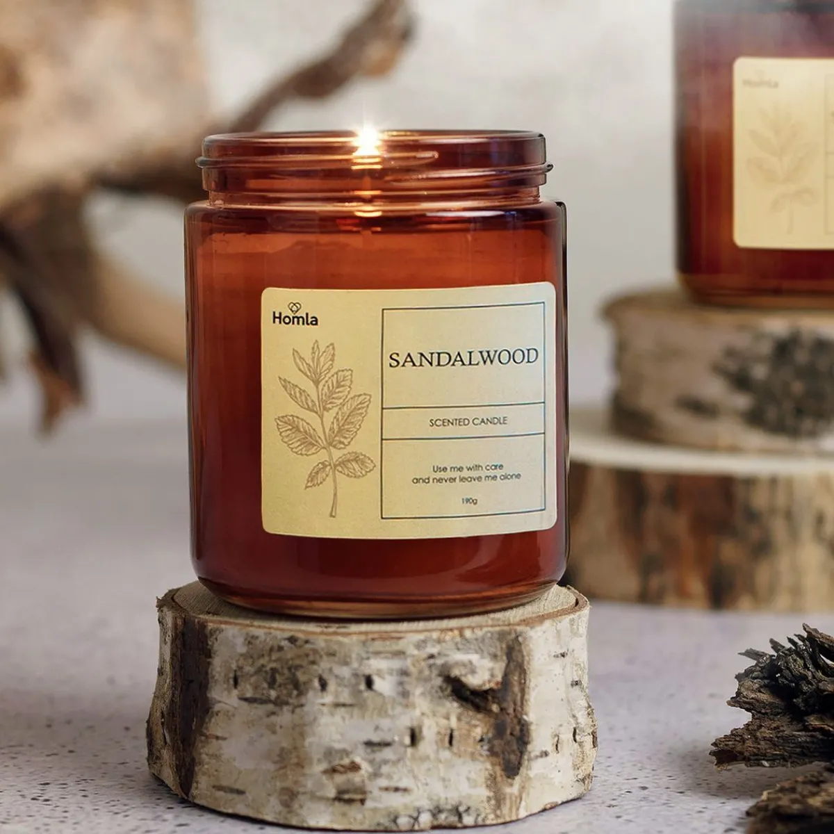 Sale Swieca Zapachowa Tofu Sandalwood 190 G Świece Ogródowe