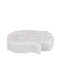 Cheap Swiecznik Marble Raczka Z Bialego Marmuru 13 Cm Świeczniki