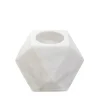 Store Swiecznik Marble Z Bialego Marmuru 8 Cm Świeczniki