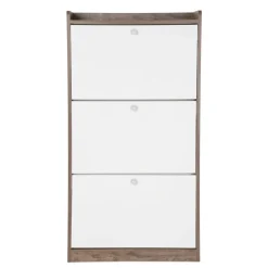 Best Sale Szafka Na Buty Eira Z Bialymi Frontami 60X24X114 Cm Szafki