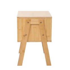 New Szafka Nocna Slumber Bambusowy Naturalny 42X29X42 Cm Szafki Nocne