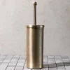 Cheap Szczotka Do Wc Nausa Zlota Z Ozdobnymi Wytloczeniami 10X10X38 Cm Szczotki Do Wc