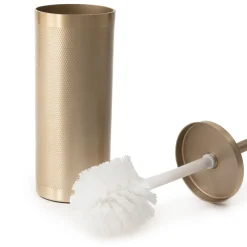 Cheap Szczotka Do Wc Nausa Zlota Z Ozdobnymi Wytloczeniami 10X10X38 Cm Szczotki Do Wc