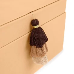 Cheap Szkatulka Mela Z Eko Skory Brazowa 23X16,5X12,5 Cm Szkatułki