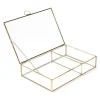 Store Szkatulka Na Bizuterie Grazia Zlota 23X15X5 Cm Szkatułki