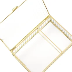 Online Szkatulka Na Bizuterie Grazia Ze Szkla Prazkowanego 23X15X5 Cm Szkatułki