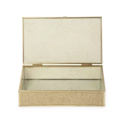 Shop Szkatulka Na Bizuterie Grazia Z Plecionka 22X13X5 Cm Szkatułki