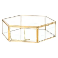 Clearance Szkatulka Na Bizuterie Grazia Szesciokatna Zlota 17X16X5 Cm Szkatułki