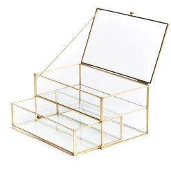 Cheap Szkatulka Na Bizuterie Grazia Z Szufladka Zlota 21X10X10,5 Cm Szkatułki