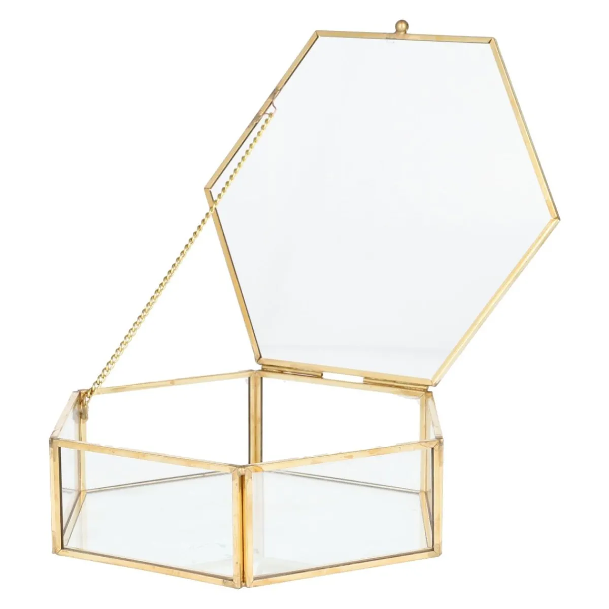 Clearance Szkatulka Na Bizuterie Grazia Szesciokatna Zlota 17X16X5 Cm Szkatułki