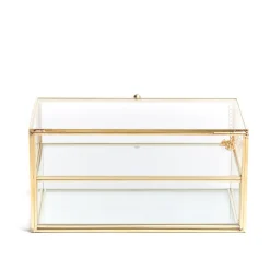 Cheap Szkatulka Na Bizuterie Grazia Z Szufladka Zlota 21X10X10,5 Cm Szkatułki