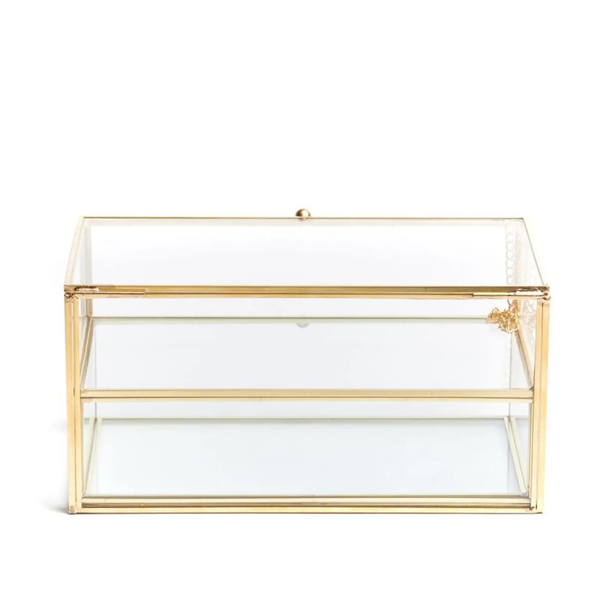 Cheap Szkatulka Na Bizuterie Grazia Z Szufladka Zlota 21X10X10,5 Cm Szkatułki