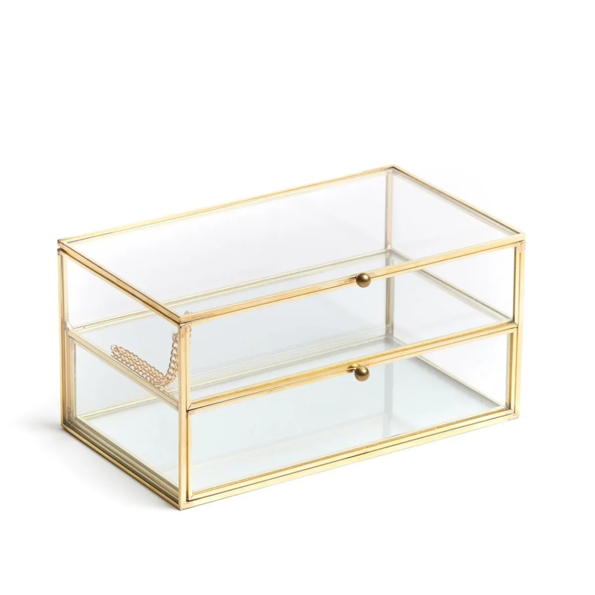 Cheap Szkatulka Na Bizuterie Grazia Z Szufladka Zlota 21X10X10,5 Cm Szkatułki