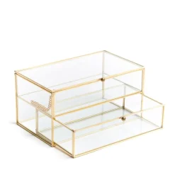 Cheap Szkatulka Na Bizuterie Grazia Z Szufladka Zlota 21X10X10,5 Cm Szkatułki