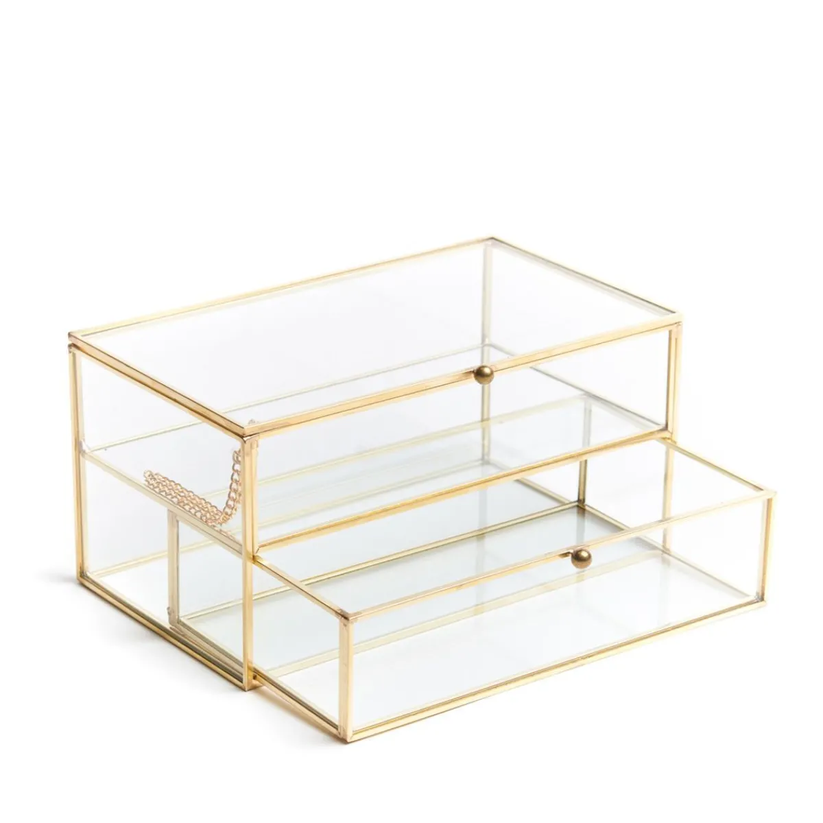 Cheap Szkatulka Na Bizuterie Grazia Z Szufladka Zlota 21X10X10,5 Cm Szkatułki