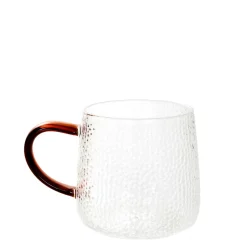 Flash Sale Szklanka Amber Mlotkowane Szkło 0,35 L Naczynia Ogródowe I Piknikowe