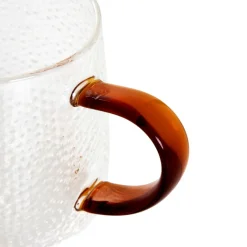 Flash Sale Szklanka Amber Mlotkowane Szkło 0,35 L Naczynia Ogródowe I Piknikowe
