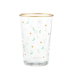 Store Szklanka Daisies W Kwiatki Ze Zlotym Rantem 0,25 L Naczynia Ogródowe I Piknikowe