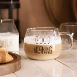 Cheap Szklanka Good Morning Z Uchem 0,4 L Naczynia Ogródowe I Piknikowe