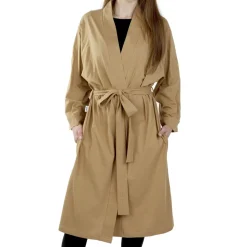 Flash Sale Szlafrok Pelly Bawelniany Musztardowy One Size Szlafroki