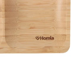 Discount Taca Bambou Z Dwoma Przegrodkami 17,7X10 Cm Tace Do Serwowania