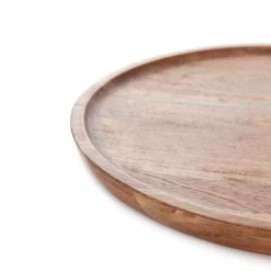 New Taca Dekoracyjna Acacia Z Drewna Akacjowego 24X2,5 Cm Misy I Tace Dekoracyjne