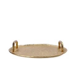 Discount Taca Girona Metalowa Zlota 26X5 Cm Naczynia Ogródowe I Piknikowe