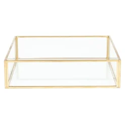 Best Sale Taca Grazia Ozdobna Zlota 18X18X4 Cm Misy I Tace Dekoracyjne