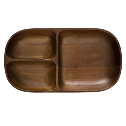 Sale Taca Mooka Akacjowa 3 Przegrody 31X17,5Cm Tace Do Serwowania