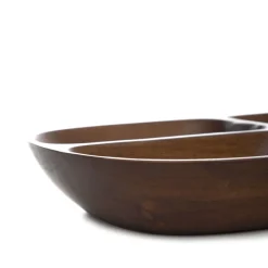 Sale Taca Mooka Akacjowa 3 Przegrody 31X17,5Cm Tace Do Serwowania