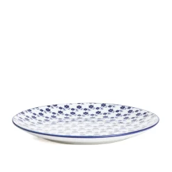 Flash Sale Talerz Navia Obiadowy Granatowy W Kwiatuszki 27 Cm Naczynia Ogródowe I Piknikowe