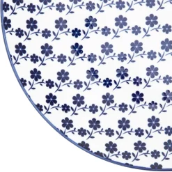 Flash Sale Talerz Navia Obiadowy Granatowy W Kwiatuszki 27 Cm Naczynia Ogródowe I Piknikowe