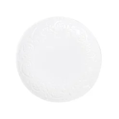 Shop Talerz Sylia Deserowy Z Ornamentem 21 Cm Zastawa Porcelanowa