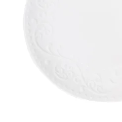 Shop Talerz Sylia Deserowy Z Ornamentem 21 Cm Zastawa Porcelanowa