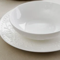 Best Sale Talerz Sylia Gleboki Z Ornamentem 20 Cm Zastawa Porcelanowa