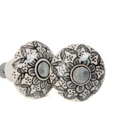 Cheap Uchwyty Do Mebli Mulia Ceramiczne 4,4X4,4Cm Akcesoria Meblowe