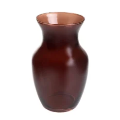 Hot Wazon Ambros Szklany Brazowy 13X12X20 Cm Wazony I Donice