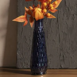 Best Wazon Archie Szklany Granatowy 6,5X22 Cm Wazony I Donice
