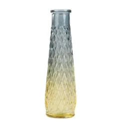 Online Wazon Archie Szklany Ombre Granatowo-Zolty 6,5X22 Cm Wazony I Donice