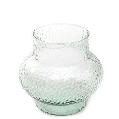 Flash Sale Wazon Galto Ze Szkla Mlotkowanego 19,5X22 Cm Wazony I Donice